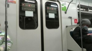 Поездка на метро 81-553.3 № 10290 от Кремлевской до Авиастроительной. (04.02.2021)