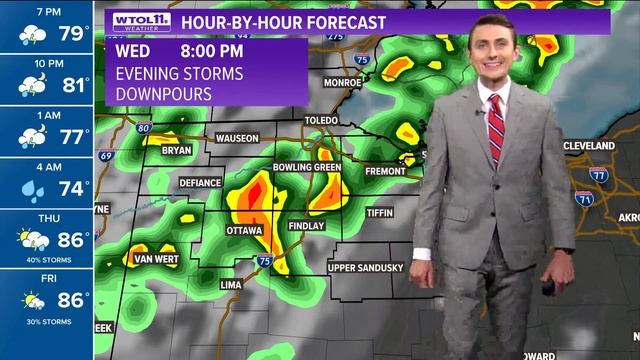 Thunderstorms, rain move in behind Wednesday's extreme heat смотреть онлайн