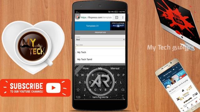 How to Create YouTube Intro in Tamil |My Tech Tamil смотреть онлайн