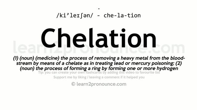 Pronunciation of Chelation | Definition of Chelation смотреть онлайн