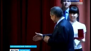 Минниханов в Азнакаево