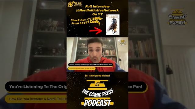 Comic Book Writer Felipe Pan Tells His Nerd Origin Story / Writer of Triskele from Scout Comics смотреть онлайн