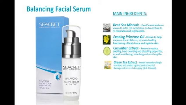 SEACRET™ Balancing Facial Serum смотреть онлайн
