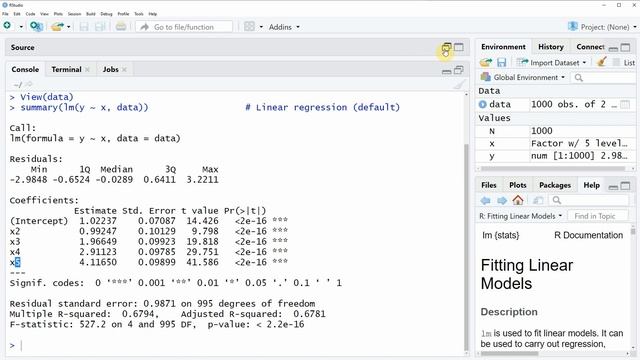 Specify Reference Factor Level in Linear Regression Model in R (Example) | Relevel Category Order смотреть онлайн