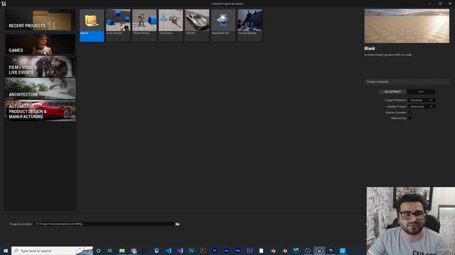 01 download and install unreal engine 5 and create our first project смотреть онлайн