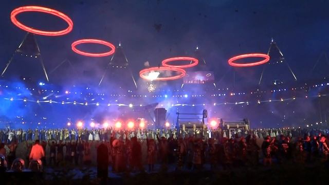 London 2012 Olympic Games Opening Ceremony: Pandemonium - the rings are formed! смотреть онлайн