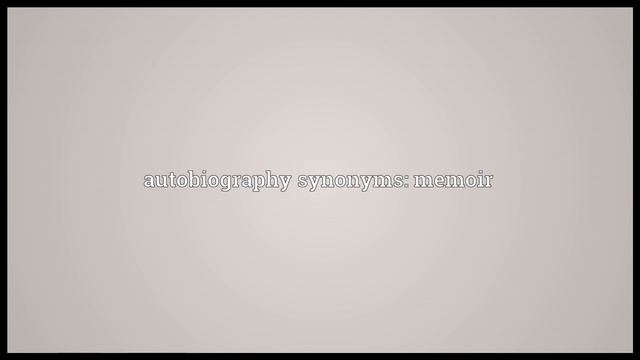 Autobiography Meaning смотреть онлайн
