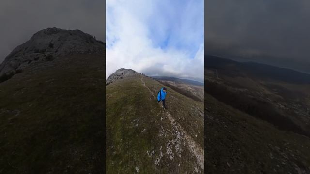 Прогулка по Крылу дракона. Вдоль Бухты Ласпи До вершины Каланых-Кая #поход #горы #крым #севастополь смотреть онлайн