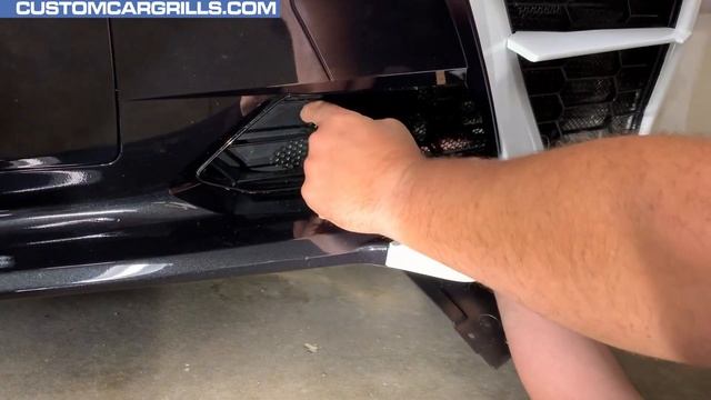 How to Install Inner Grille Mesh on a 2020+ C8 Chevy Corvette by customcargrills.com смотреть онлайн