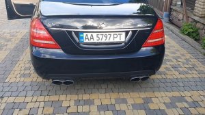 Выхлоп S221 S500 AMG