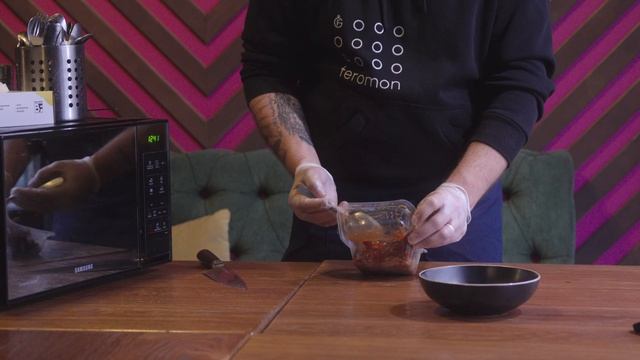 Вок с креветкой