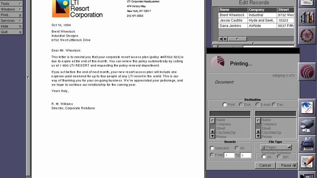 Tailor Postscript Editor App and Pages Document Creator App for NeXTSTEP OS Authors Video Demos смотреть онлайн