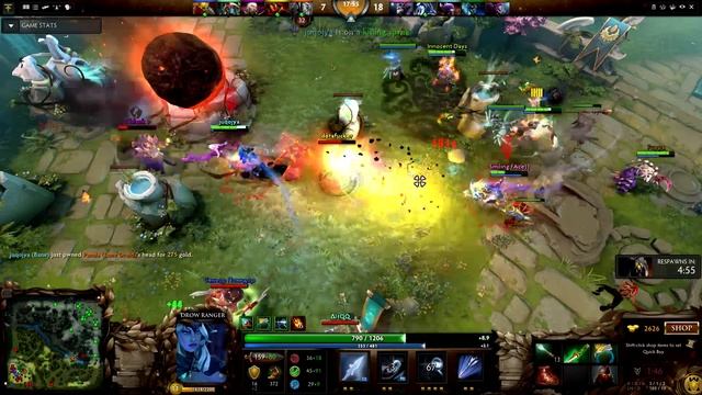 illidanSTR 8300 MMR Drow Ranger EU West Dota 2 смотреть онлайн