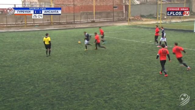 ГУРБУКИ - АНСАЛТА. 11-й тур Премьер-лиги ЛФЛ Дагестана 2017/18 смотреть онлайн