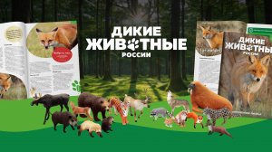 Дикие животные России коллекционная журнальная серия