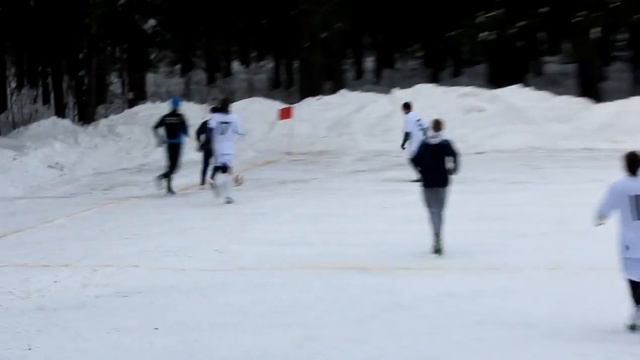 Момент у ворот Импульса (второй тайм) (Импульс-Дрозды)