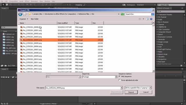 03. Importing assets to the Project Panel смотреть онлайн