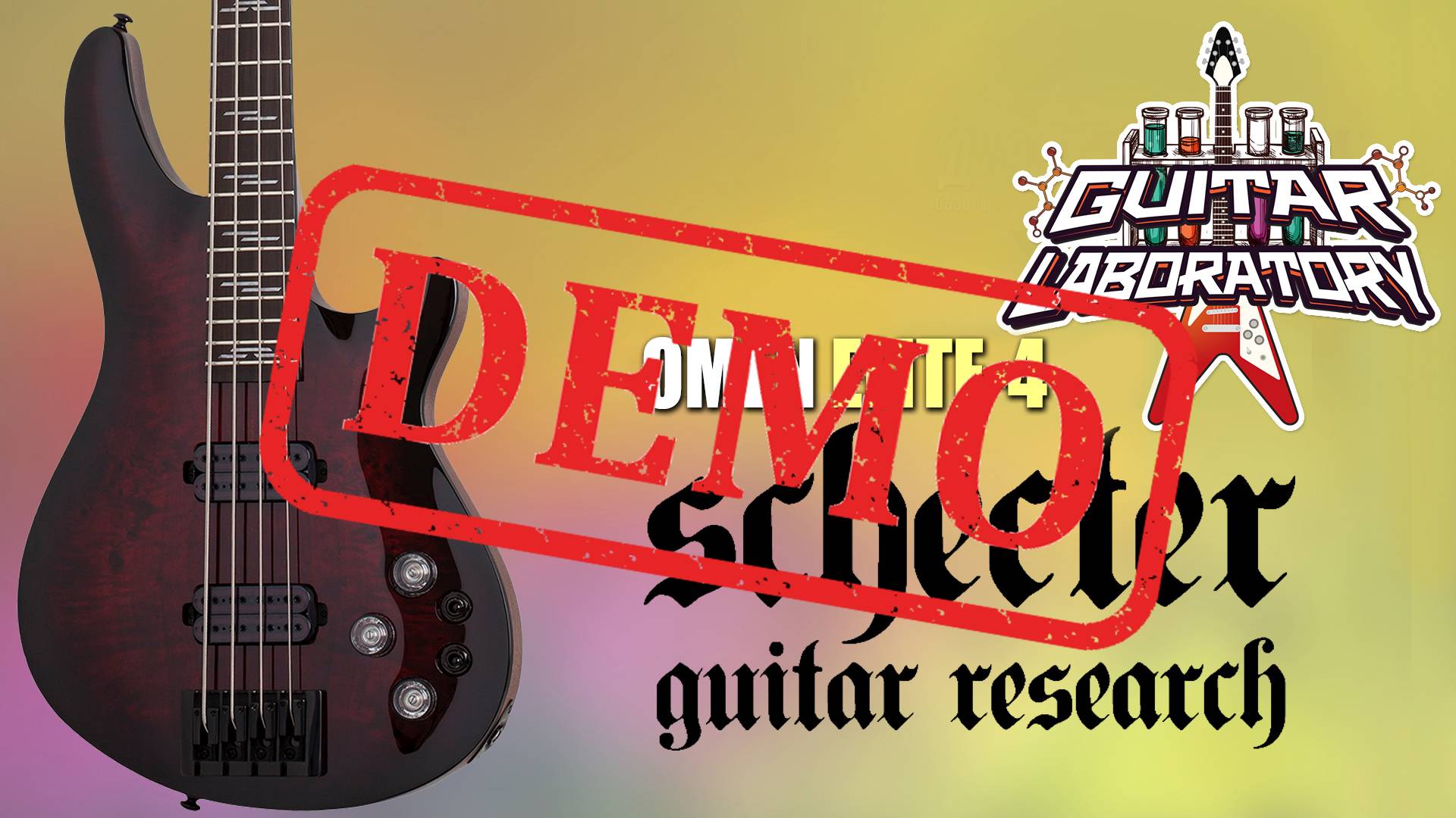 Бас-гитара SCHECTER OMEN ELITE-4- демонстрация звучания смотреть онлайн