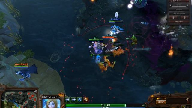 Dota 2 -Crystal Maiden -EZ TRIPLE KILL смотреть онлайн