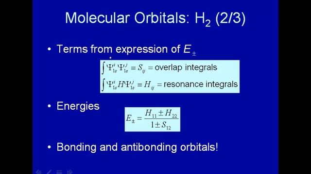 Molecular orbitals - H2 смотреть онлайн