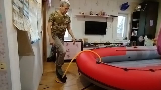 Накачка штатным насосом. смотреть онлайн