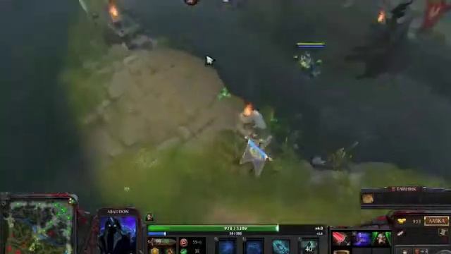 Dota 2:Abaddon по приколу :DD смотреть онлайн