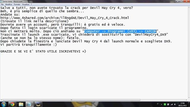 [Crack] Devil May Cry 4 [PC][ITA] смотреть онлайн