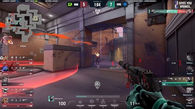YFP X vs Decimate HIGHLIGHTS! | Game 1 | VCT Game Changers NA 2024! смотреть онлайн