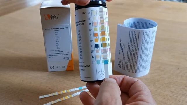 How to Read a Urine Testing Strip URS 10 parameter ALLTEST URS10 смотреть онлайн