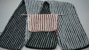 Как связать шарф бриошь