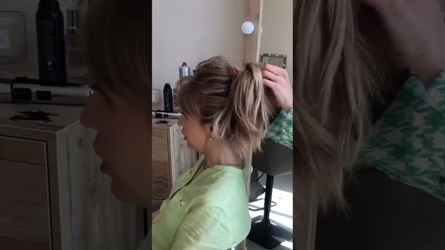 Высокий текстурный пучок от Марины Шиян с утюжком MP-124 MASTER от IPARIKMAHER.RU.