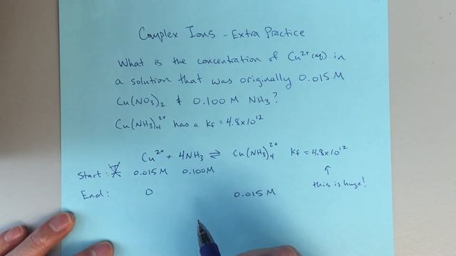 Chem 123 - Complex Ion Extra Practice смотреть онлайн