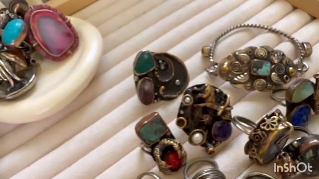 Украшения из серебра 925 ‘ вставка камень натуральный от мастерской Афганистан. 📞89155602288