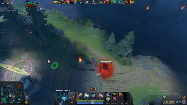 Dota2 [Phantom Assassin] Damage 1200 смотреть онлайн