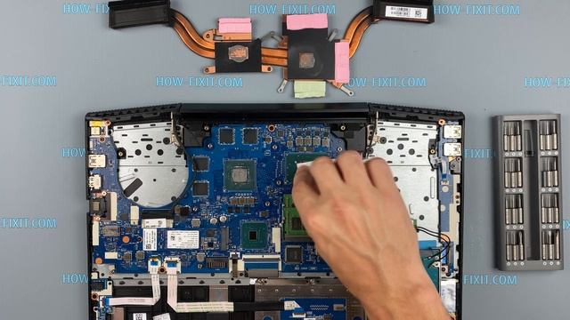 HP Pavilion Gaming 15 disassembly, cleaning and thermal paste replacement смотреть онлайн