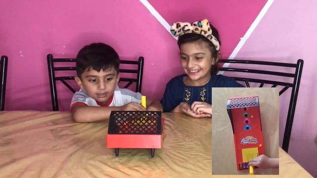 Ball Shoot Activate Game || Ifra and Arham is playing indoor game || A family game | My Fam Bam смотреть онлайн