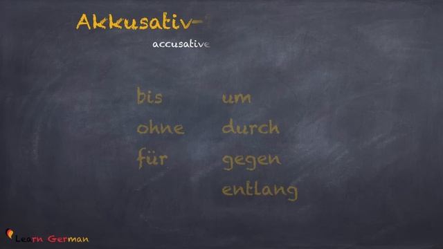 Learn German | German Grammar | Accusative Case | Akkusativ | A1