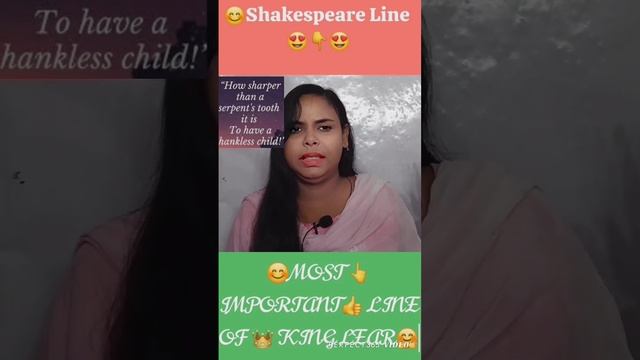 #KING Lear अति महत्वपूर्ण Line आज कुछ हटकर पढ़ते है#Shakespeare की बातें #ENGLISHFORALLEXAMINATION смотреть онлайн