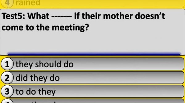 English grammar test: first conditional or second conditional; part 5