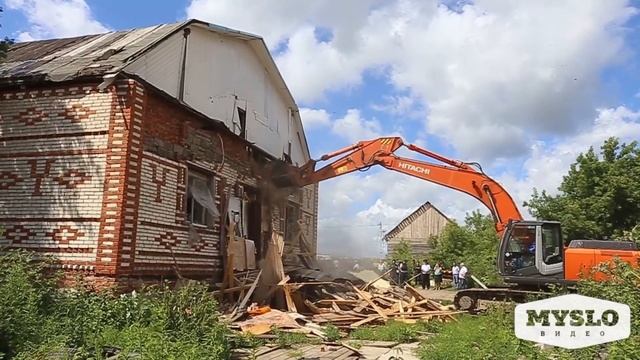 снос цыганских домов под дабстеп 1 (что приуныли ромалы?)