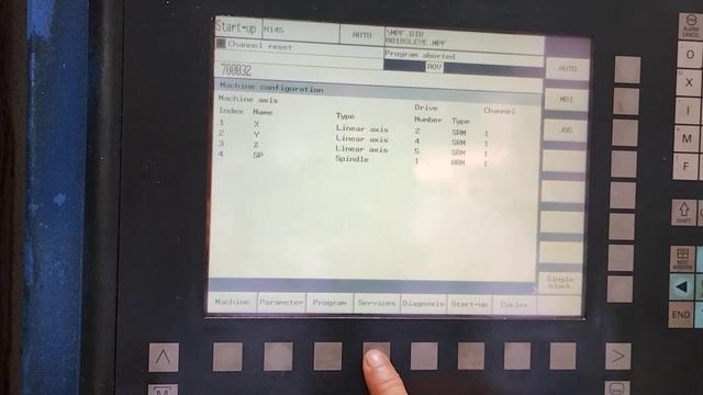 SIEMENS 810D SYSTEM DATA LOAD IN NC CARD. смотреть онлайн