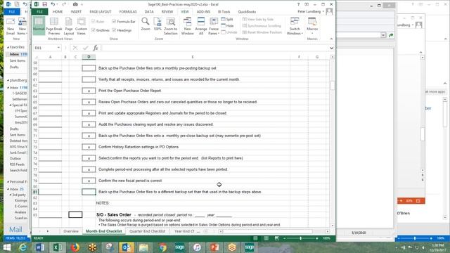 Sage 100 Year End And Month End Close Process - Steps to close the month. Tips and Tricks смотреть онлайн