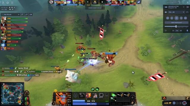 Nouns vs Alpha Dota2 смотреть онлайн