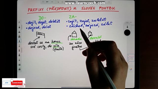 Kurz češtiny 33.9: Prefixy DO- a ZA- (slovesa pohybu) смотреть онлайн