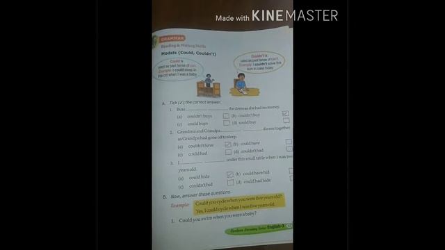 English Grade 3 Grammar modals could and couldn't смотреть онлайн