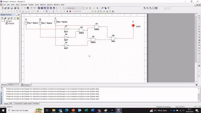 Multisim II - Simple logic function (port) смотреть онлайн