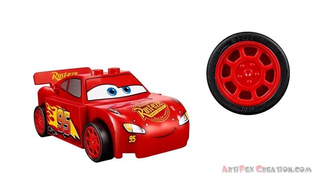 Lego Cars 3 Lightning McQueen Speed Launcher 10730 Speed Build смотреть онлайн