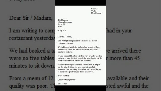 formal letter writing смотреть онлайн