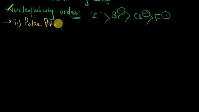 #4 Reaction Mechanism || Nucleophilicity Order || Effect of Solvent || class 12 organic chemistry смотреть онлайн
