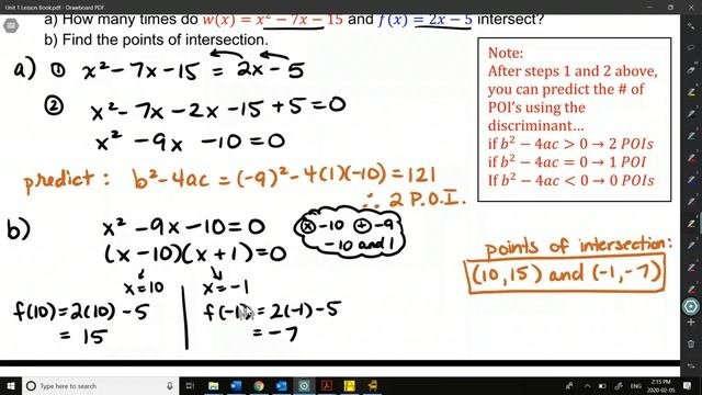 Solving Linear Quadratic Systems смотреть онлайн